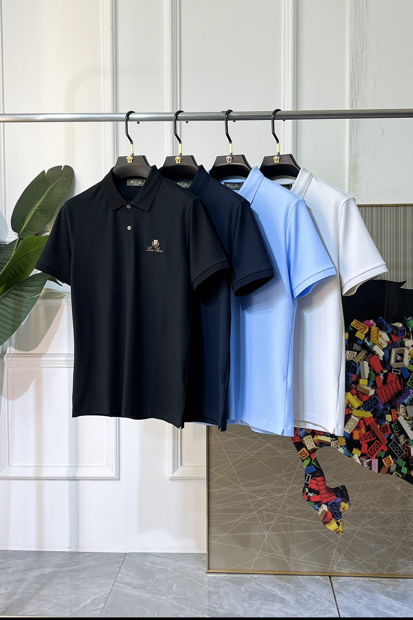Loro Piana Mercerized Cotton Polo Shirt – Spring/Summer Collection – 2026SS