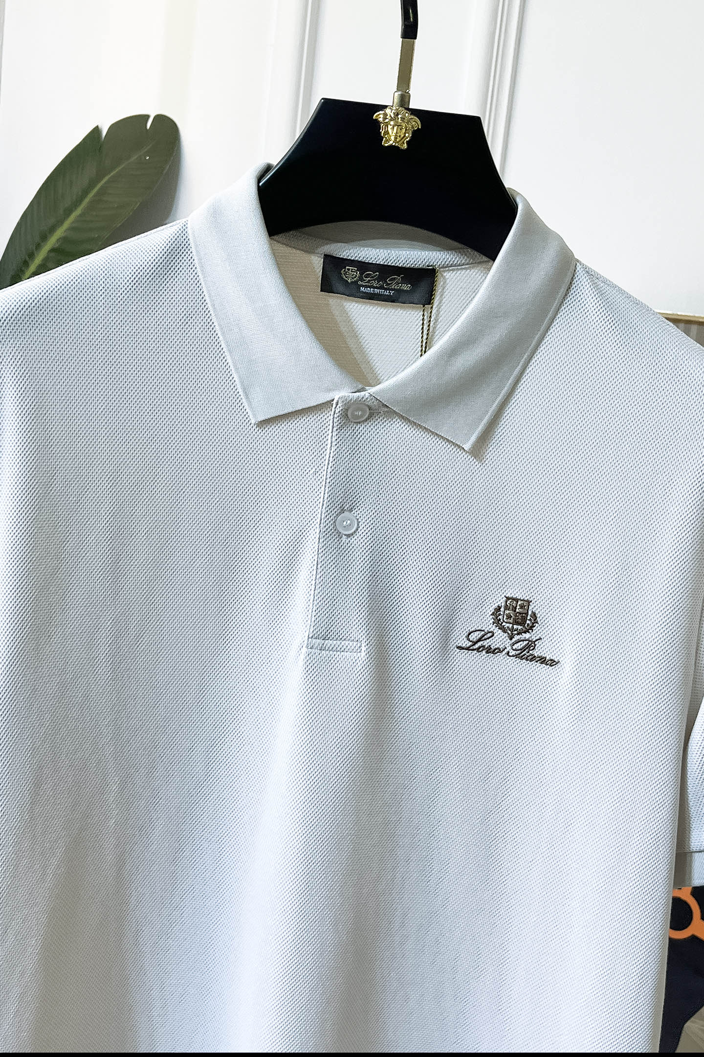 Loro Piana Mercerized Cotton Polo Shirt – Spring/Summer Collection – 2026SS