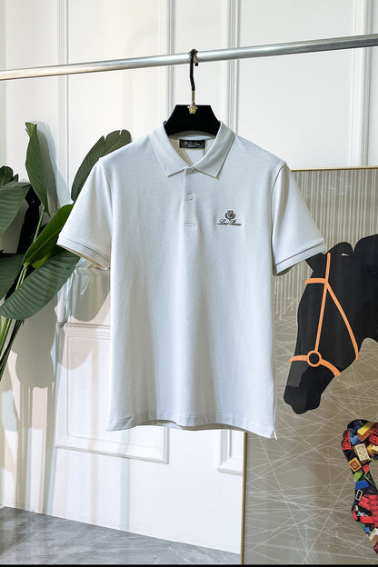 Loro Piana Mercerized Cotton Polo Shirt – Spring/Summer Collection – 2026SS