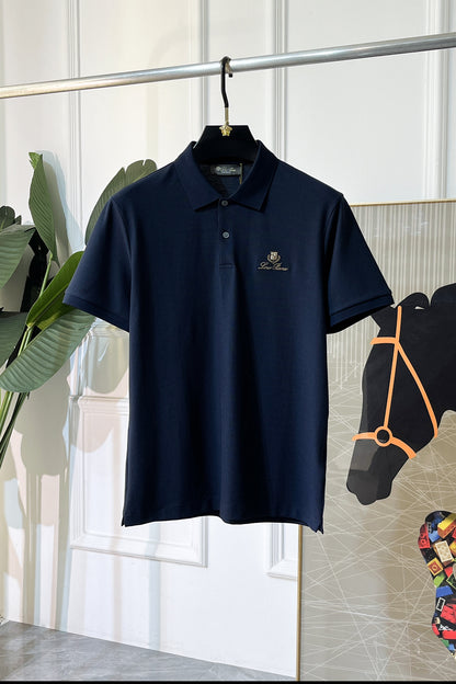 Loro Piana Mercerized Cotton Polo Shirt – Spring/Summer Collection – 2026SS