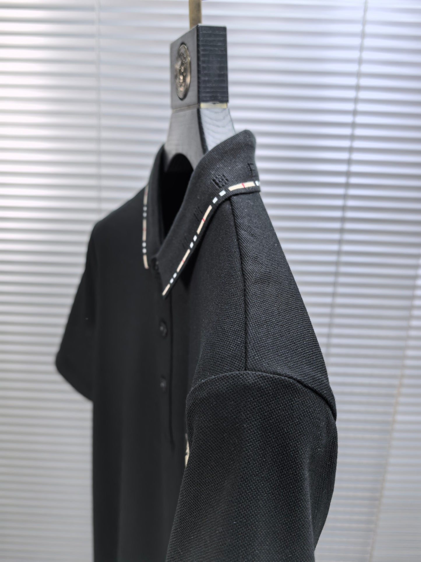 Burberry Embroidered Logo Piqué Cotton Polo Shirt – 2026SS
