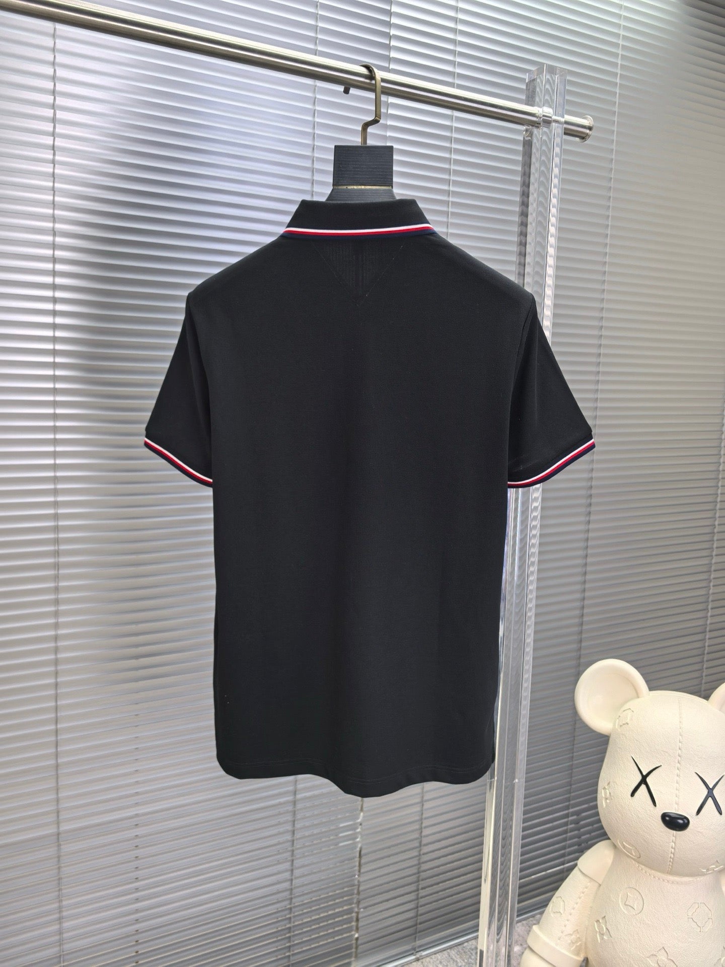 Moncler Embroidered Logo Pique Cotton Polo Shirt – Spring/Summer Collection – 2026SS