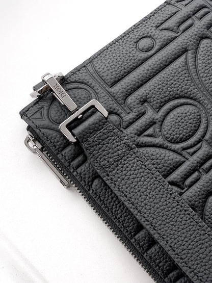 Dior Gravity Leather A4 Clutch Bag
