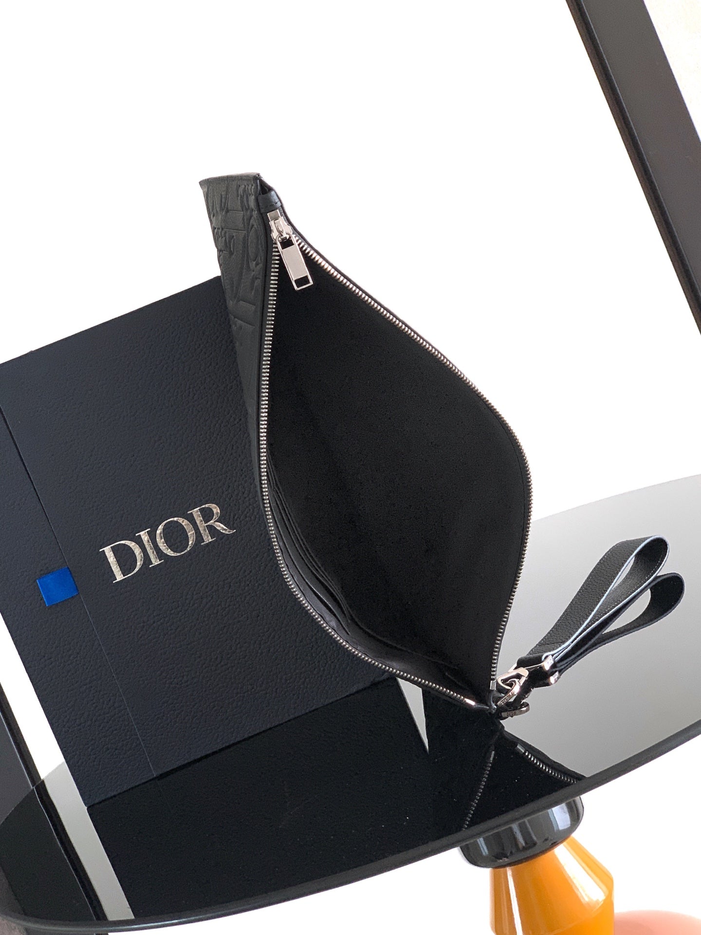 Dior Gravity Leather A4 Clutch Bag