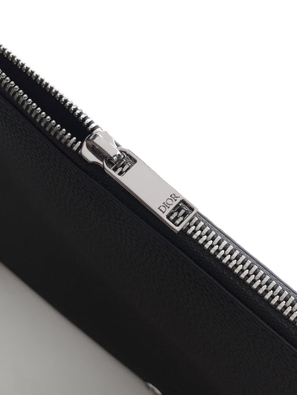 Dior Gravity A4 Pouch – Grained Leather