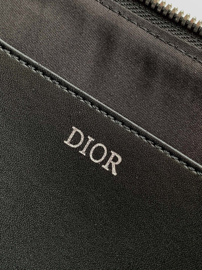 Dior Gravity Leather A4 Clutch Bag