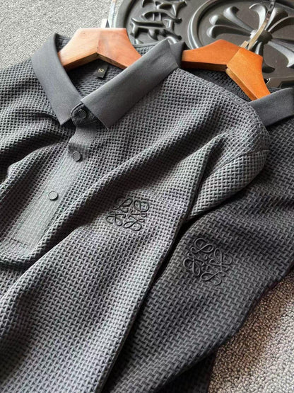 Loewe Seamless 3D Fishbone Polo Shirt
