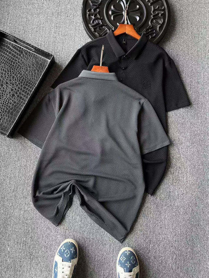 Loewe Seamless 3D Fishbone Polo Shirt