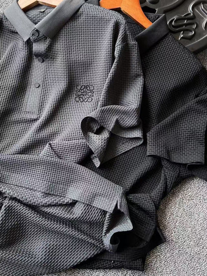 Loewe Seamless 3D Fishbone Polo Shirt
