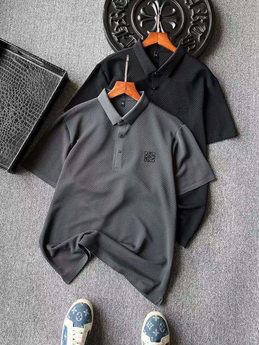 Loewe Seamless 3D Fishbone Polo Shirt