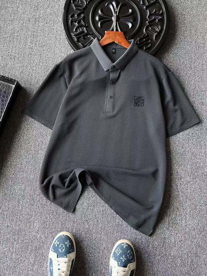 Loewe Seamless 3D Fishbone Polo Shirt