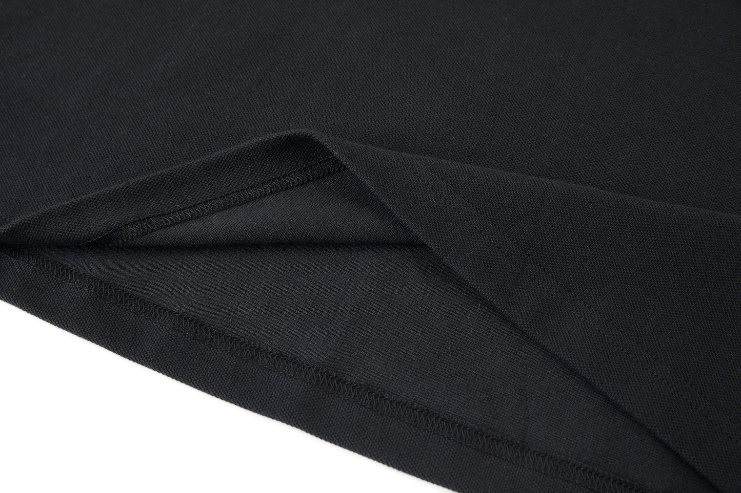 Moncler Logo Ribbed Collar Polo Shirt