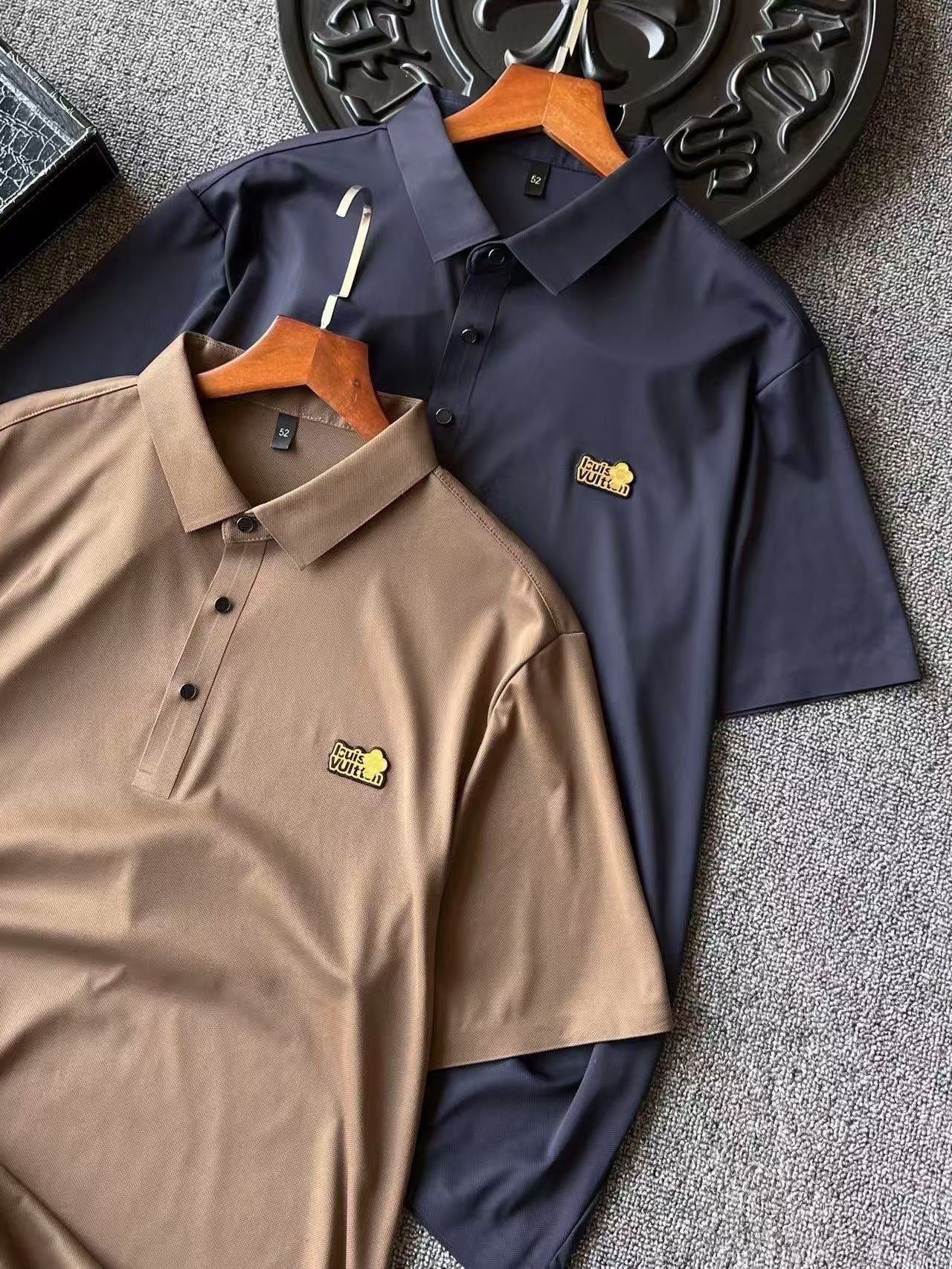 Louis Vuitton Ice Oxygen Silk Seamless Polo Shirt