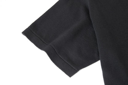 Louis Vuitton Leather Patch Embroidery Knit Sweater