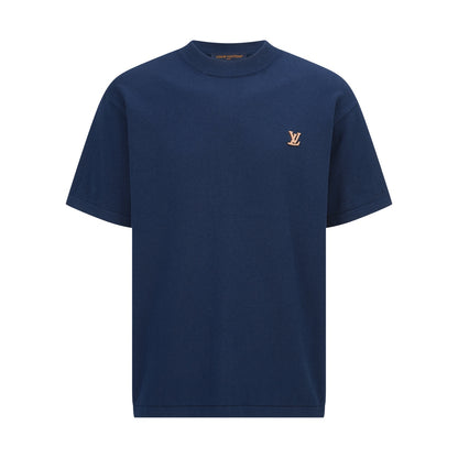 Louis Vuitton Leather Patch Embroidery Knit Sweater