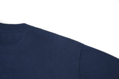 Louis Vuitton Leather Patch Embroidery Knit Sweater