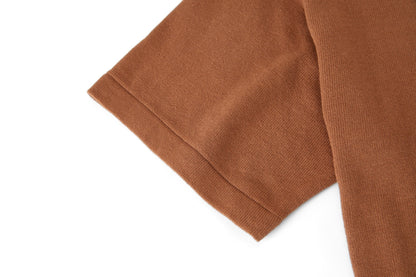 Louis Vuitton Leather Patch Embroidery Knit Sweater