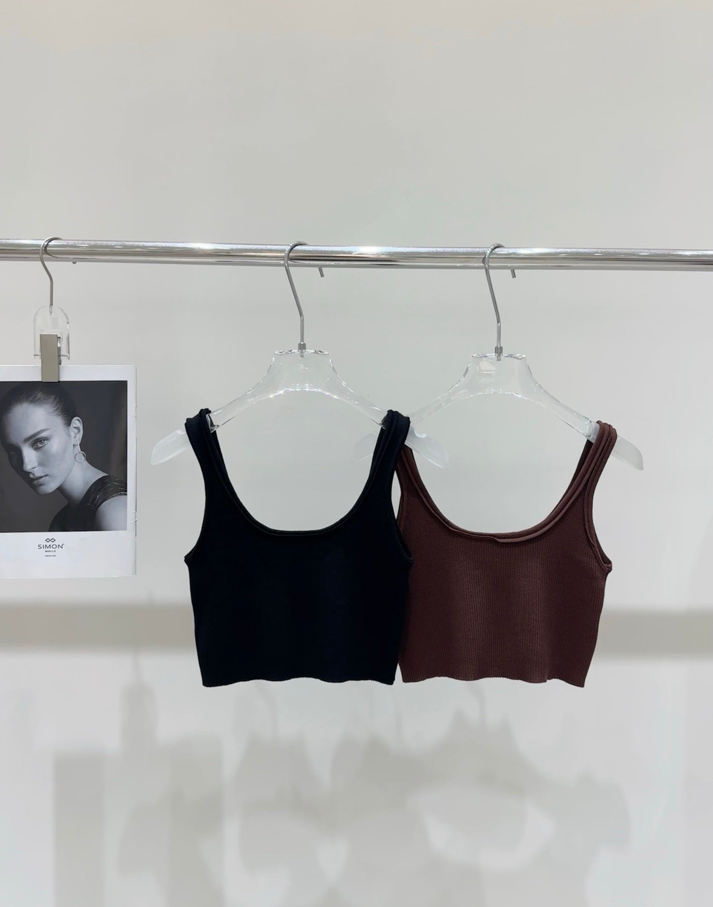 Celine Triomphe Embroidered Knit Tank Top