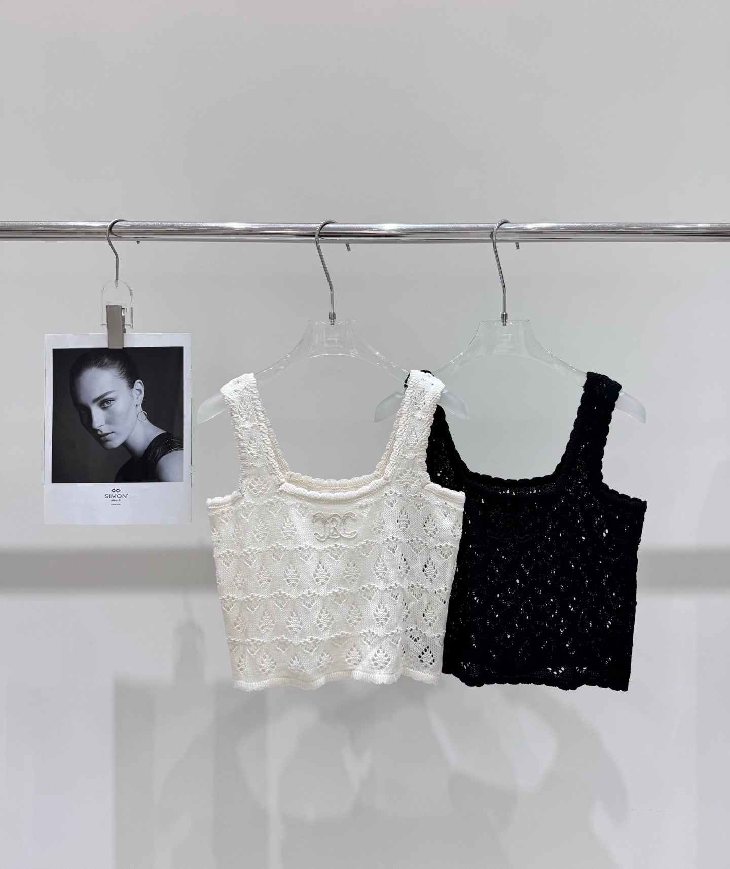 Celine Triomphe Cut-out Knit Vest