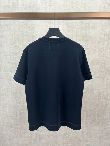 Fendi Leather Patch Pocket T-Shirt – 26SS