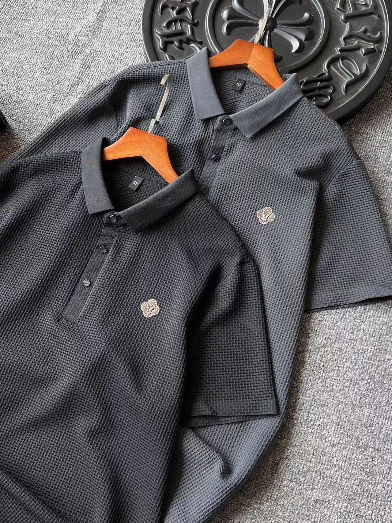 Fendi x Prada Seamless 3D Texture Polo Shirt – Spring/Summer Collection