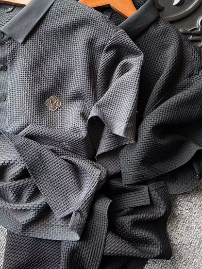 Fendi x Prada Seamless 3D Texture Polo Shirt – Spring/Summer Collection