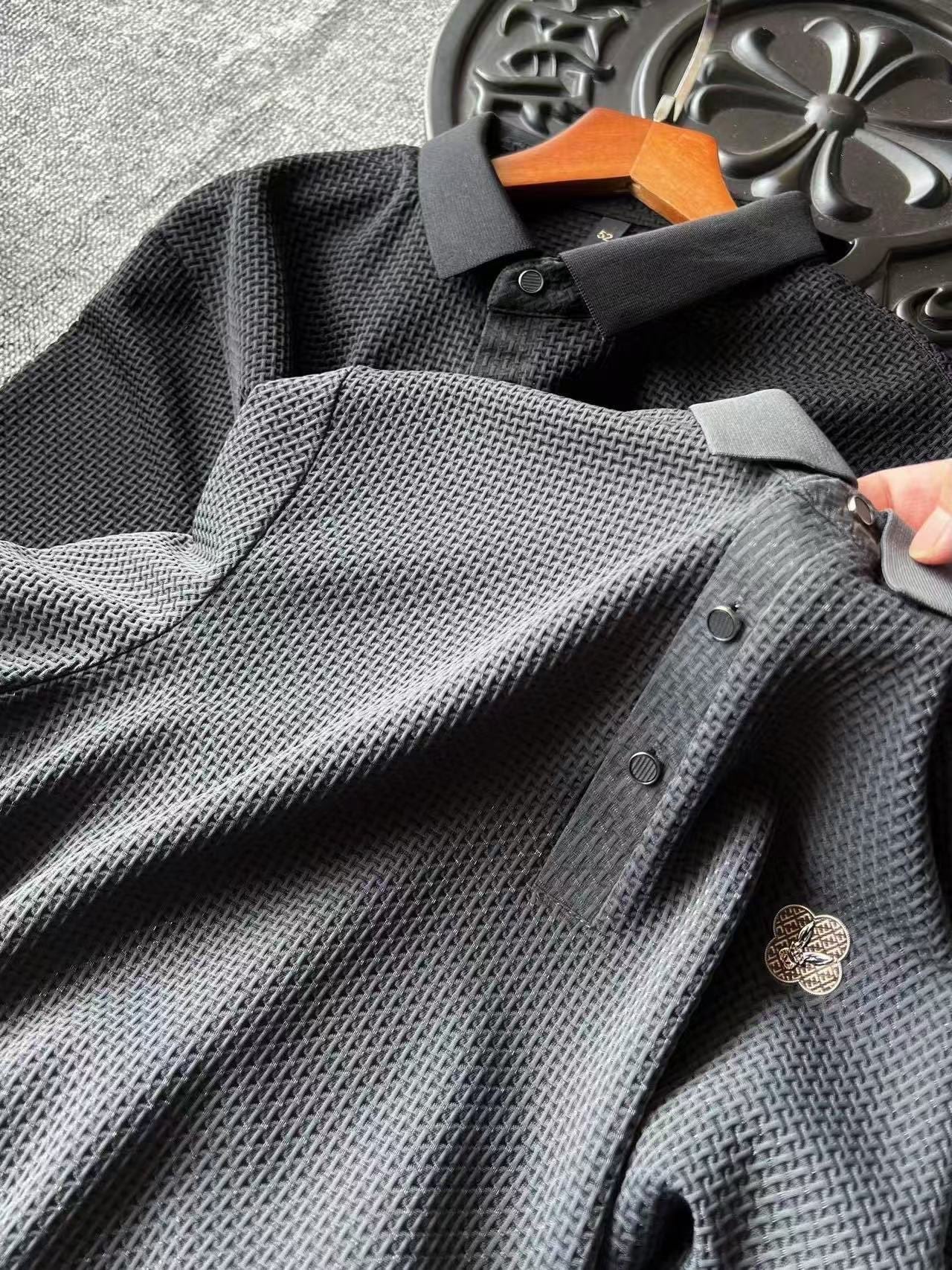 Fendi x Prada Seamless 3D Texture Polo Shirt – Spring/Summer Collection