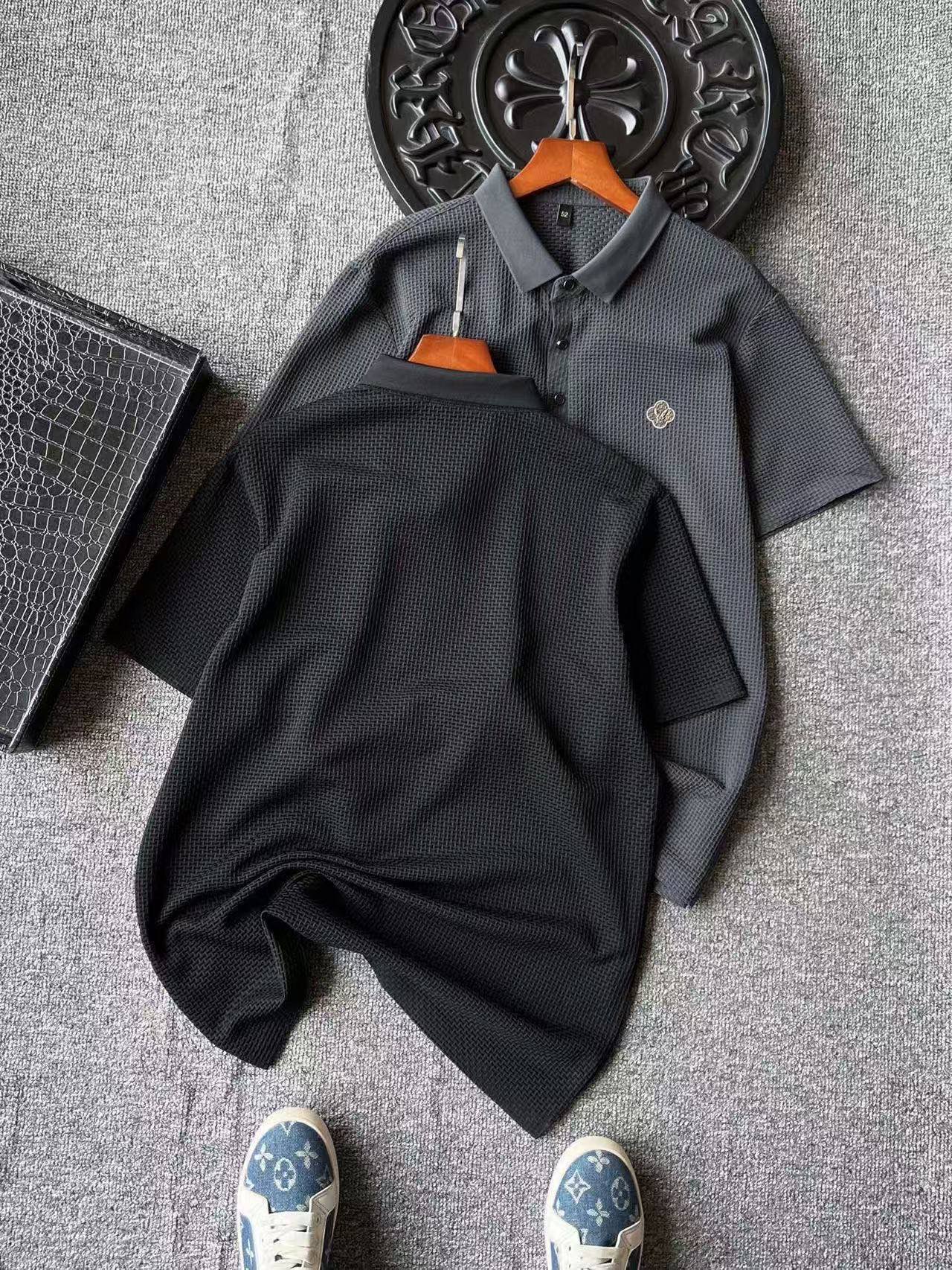 Fendi x Prada Seamless 3D Texture Polo Shirt – Spring/Summer Collection