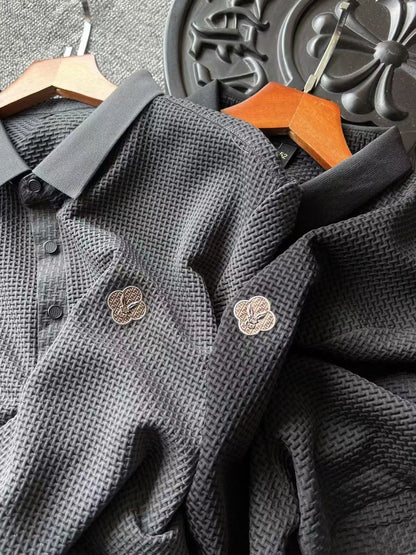 Fendi x Prada Seamless 3D Texture Polo Shirt – Spring/Summer Collection