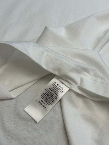 Burberry Check-Trim Equestrian Knight T-Shirt