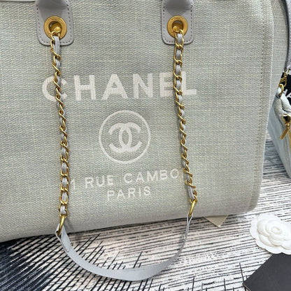 Chanel Canvas Beach Bag – 33cm