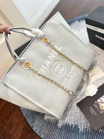 Chanel Canvas Beach Bag – 33cm