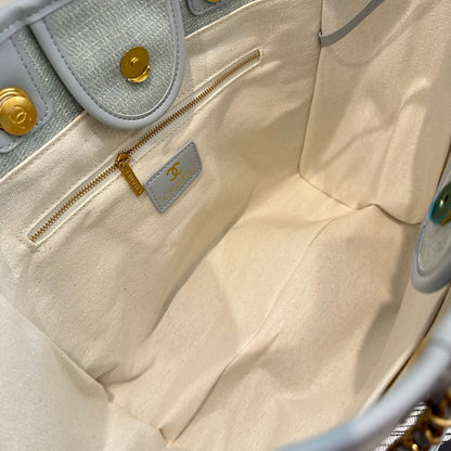 Chanel Canvas Beach Bag – 33cm