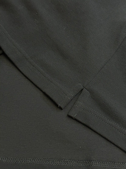 Gucci Logo Button Embroidered Pique Cotton Shirt