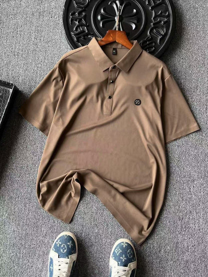 Zegna Ice Oxygen Silk Seamless Polo Shirt