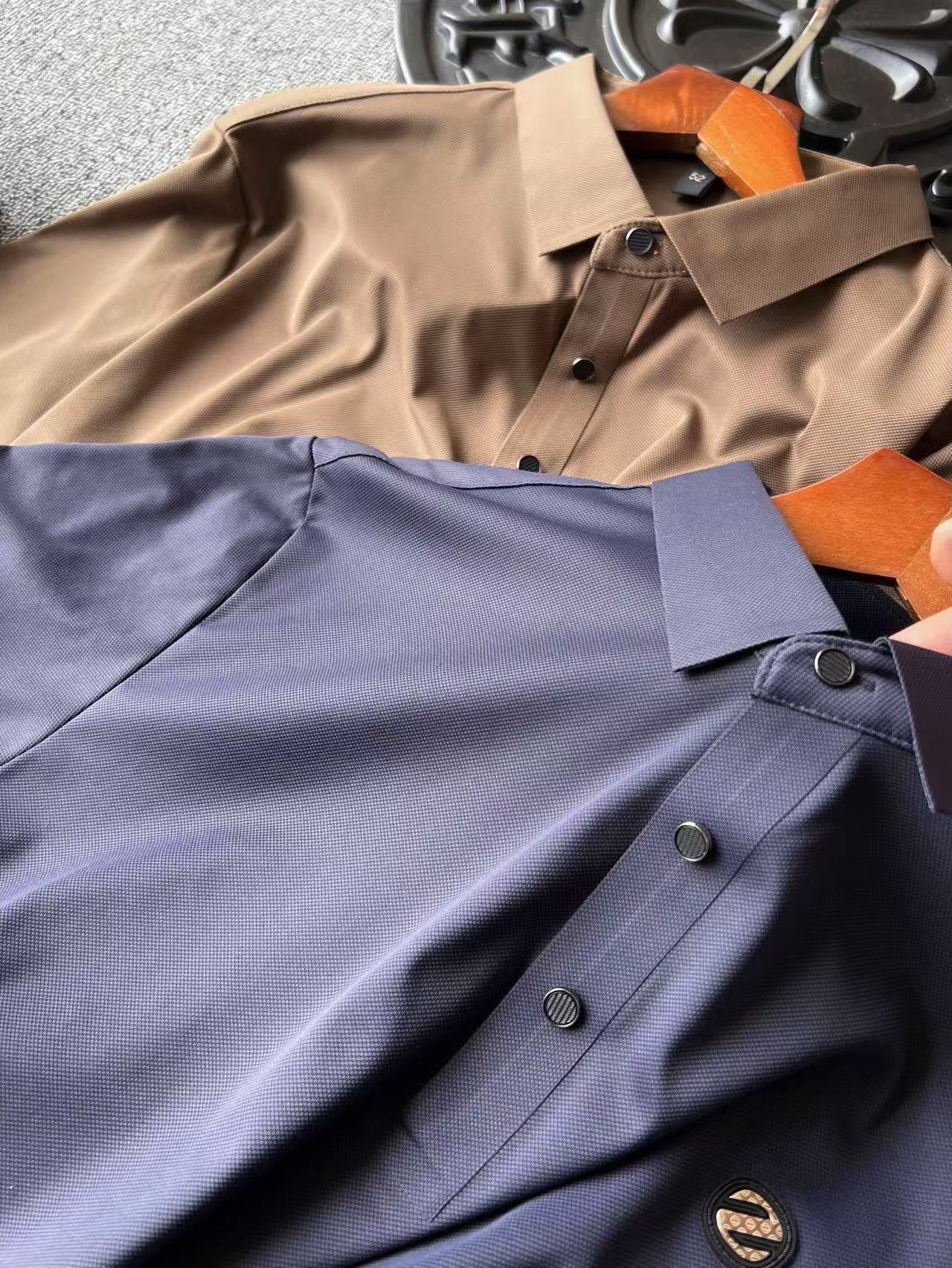 Zegna Ice Oxygen Silk Seamless Polo Shirt