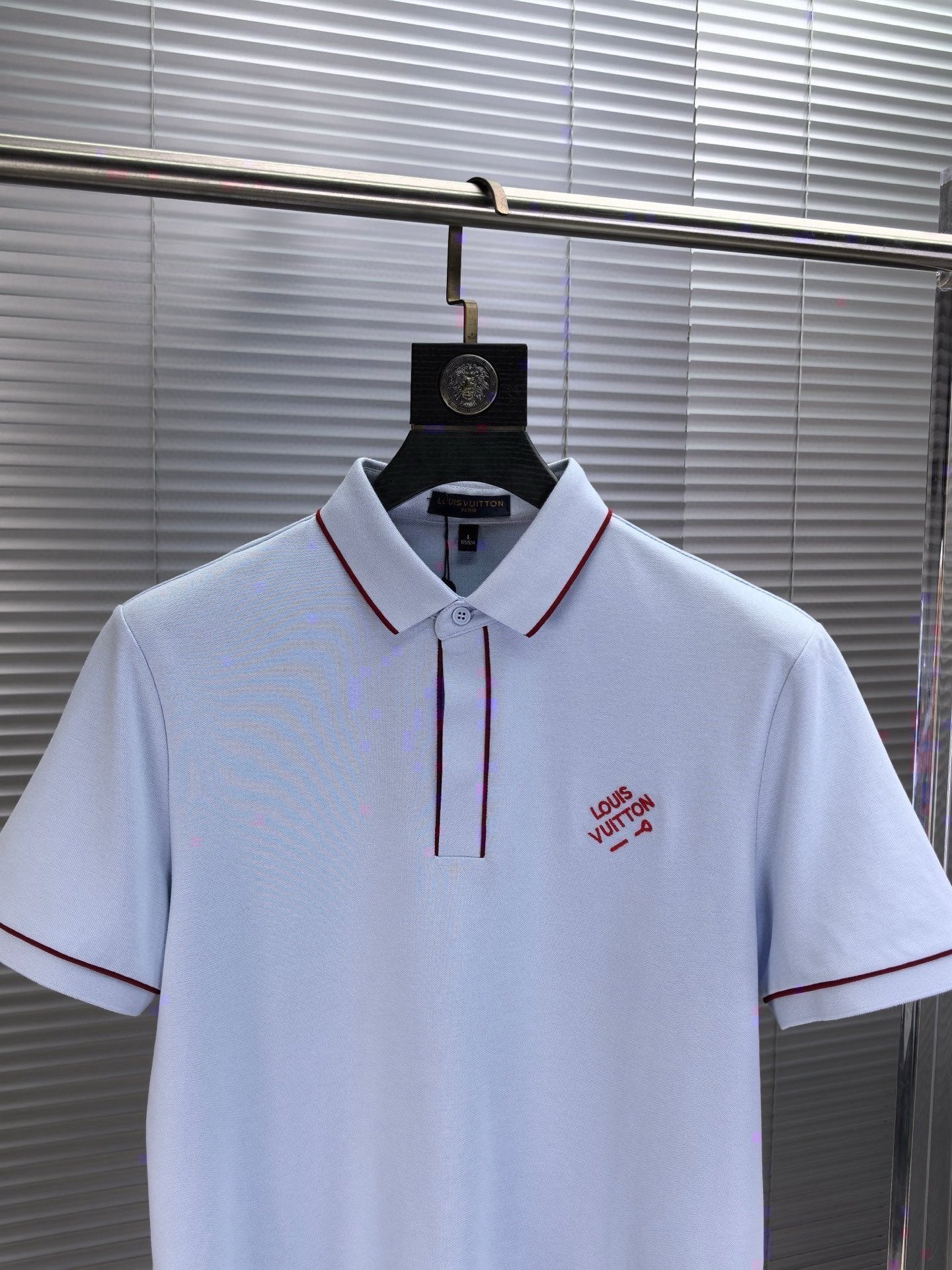 Louis Vuitton Embroidered Logo Pique Cotton Polo Shirt – Spring/Summer Collection – 2026