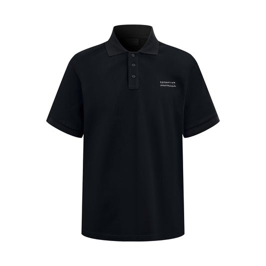 Moncler Logo Print Luxury Cotton Polo Shirt