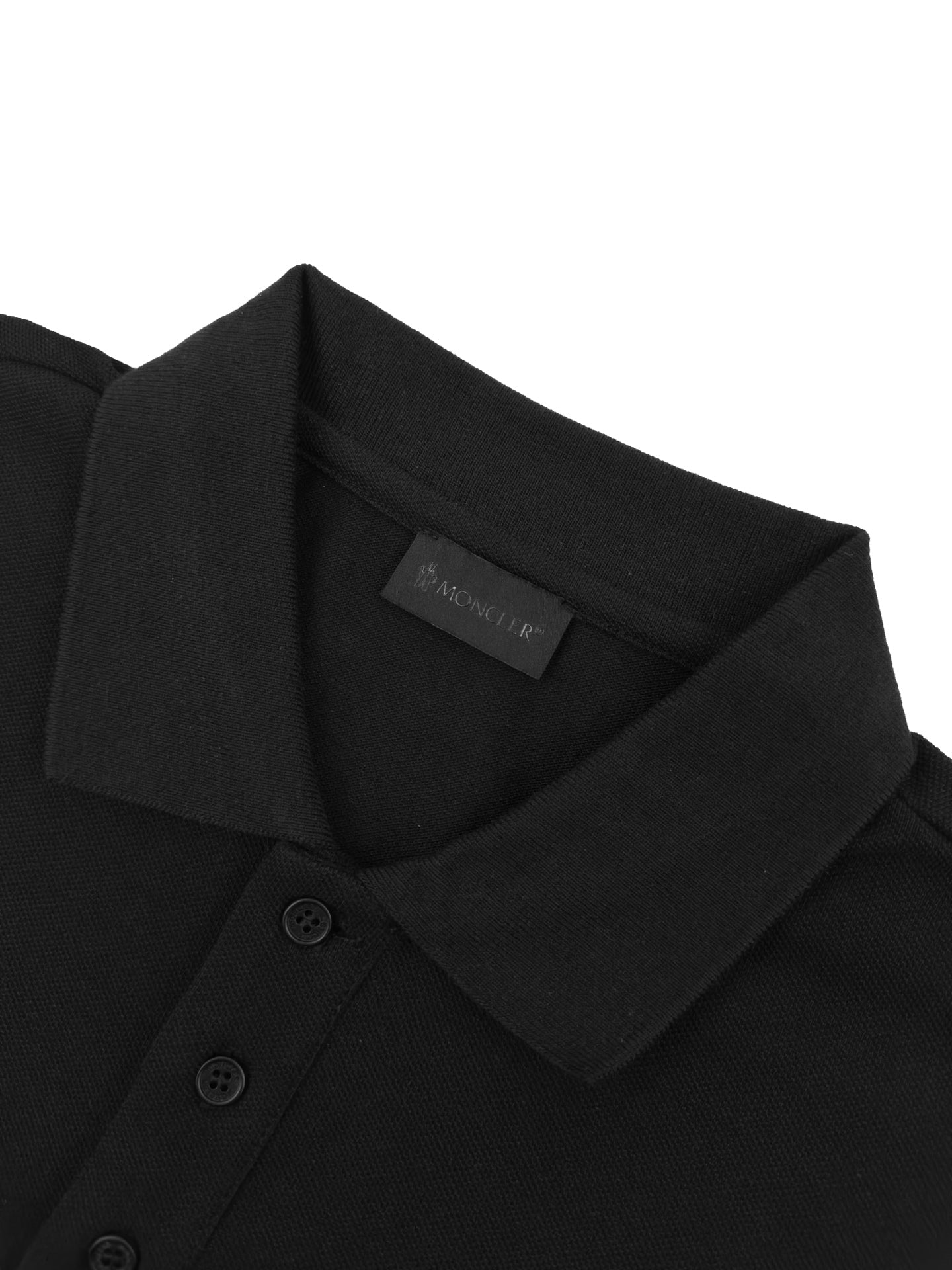 Moncler Logo Print Luxury Cotton Polo Shirt