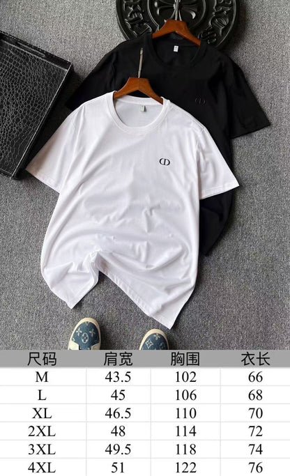 Dior CD Logo Silk T-Shirt – New Collection