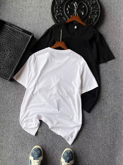 Dior CD Logo Silk T-Shirt – New Collection