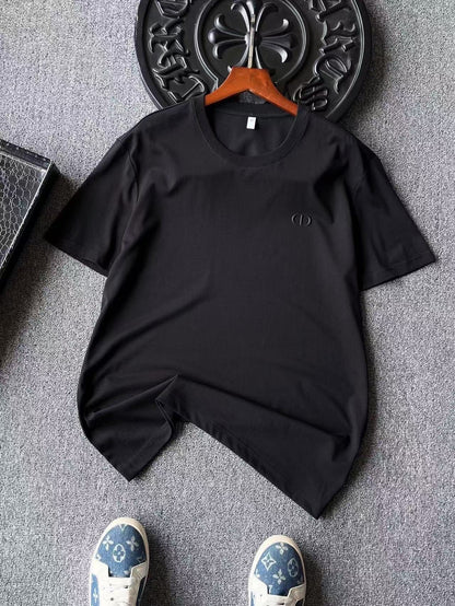 Dior CD Logo Silk T-Shirt – New Collection
