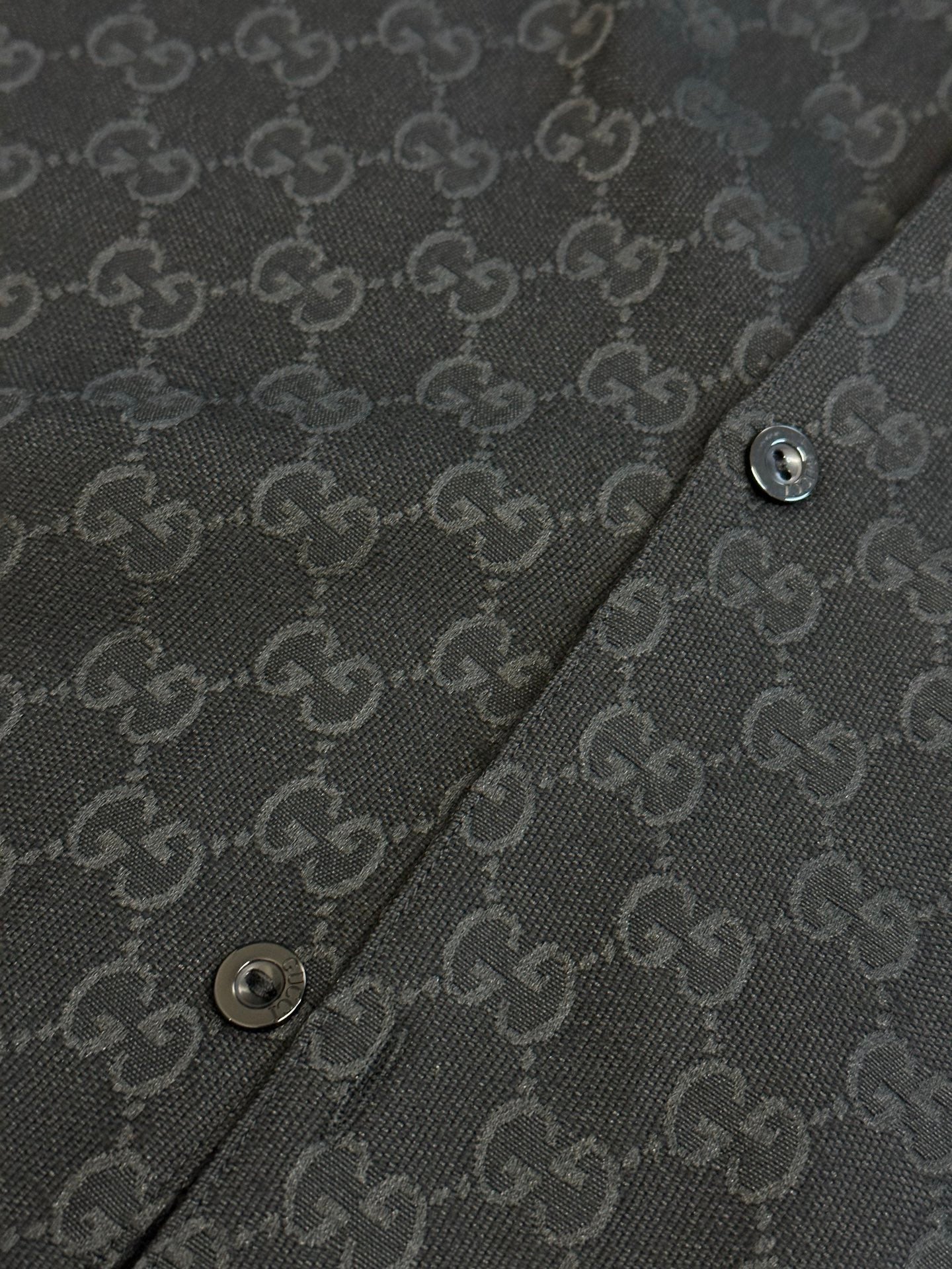 Gucci GG Jacquard Short-Sleeve Shirt