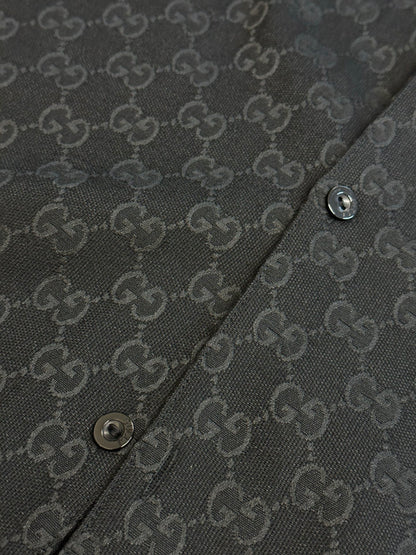 Gucci GG Jacquard Short-Sleeve Shirt