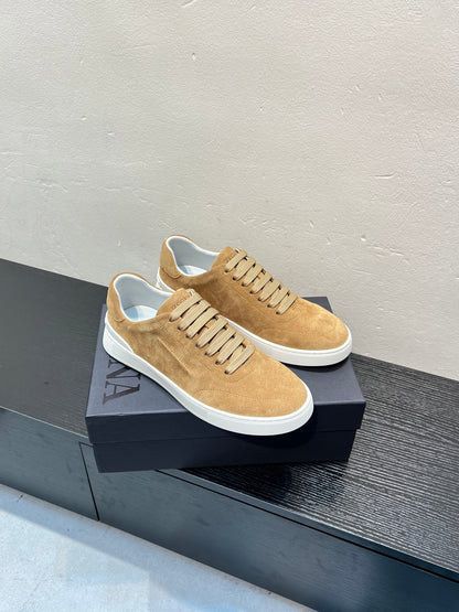 Zegna Suede Deconstructed Sneakers – 26SS
