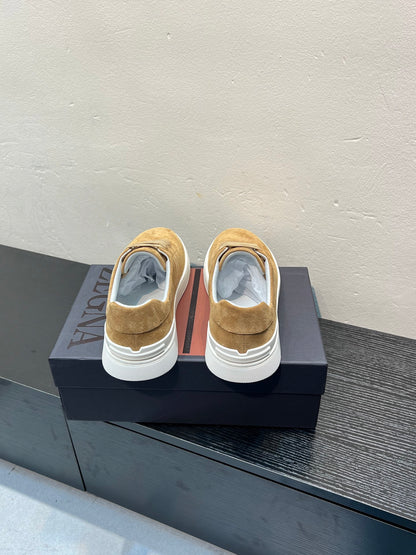 Zegna Suede Deconstructed Sneakers – 26SS