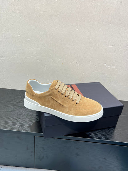 Zegna Suede Deconstructed Sneakers – 26SS