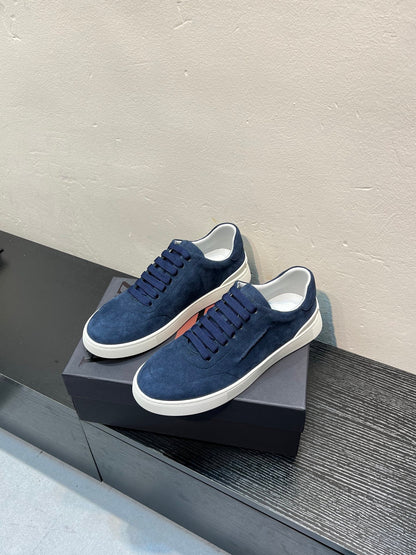 Zegna Suede Deconstructed Sneakers – 26SS