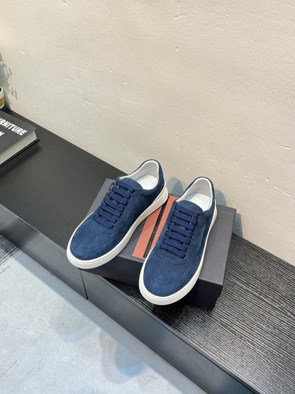 Zegna Suede Deconstructed Sneakers – 26SS