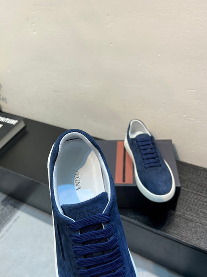 Zegna Suede Deconstructed Sneakers – 26SS